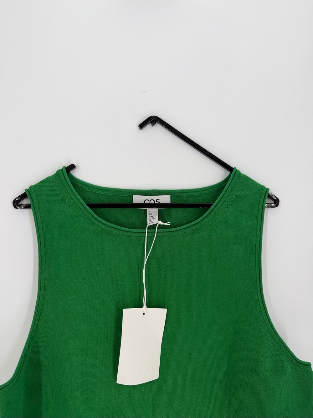 Cos Dark Green Tubular Knitted Tank Top